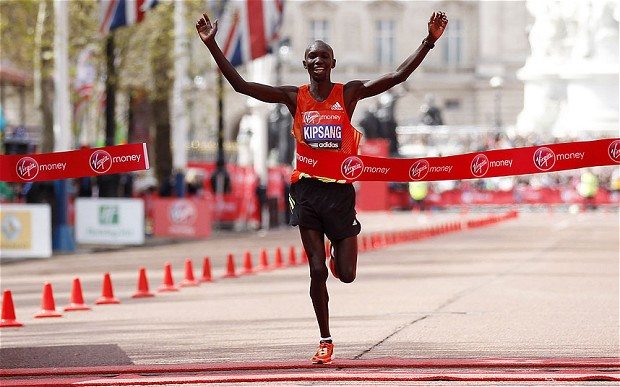 Kenyan marathoner Wilson Kipsang