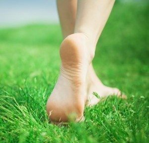 grounding barefoot