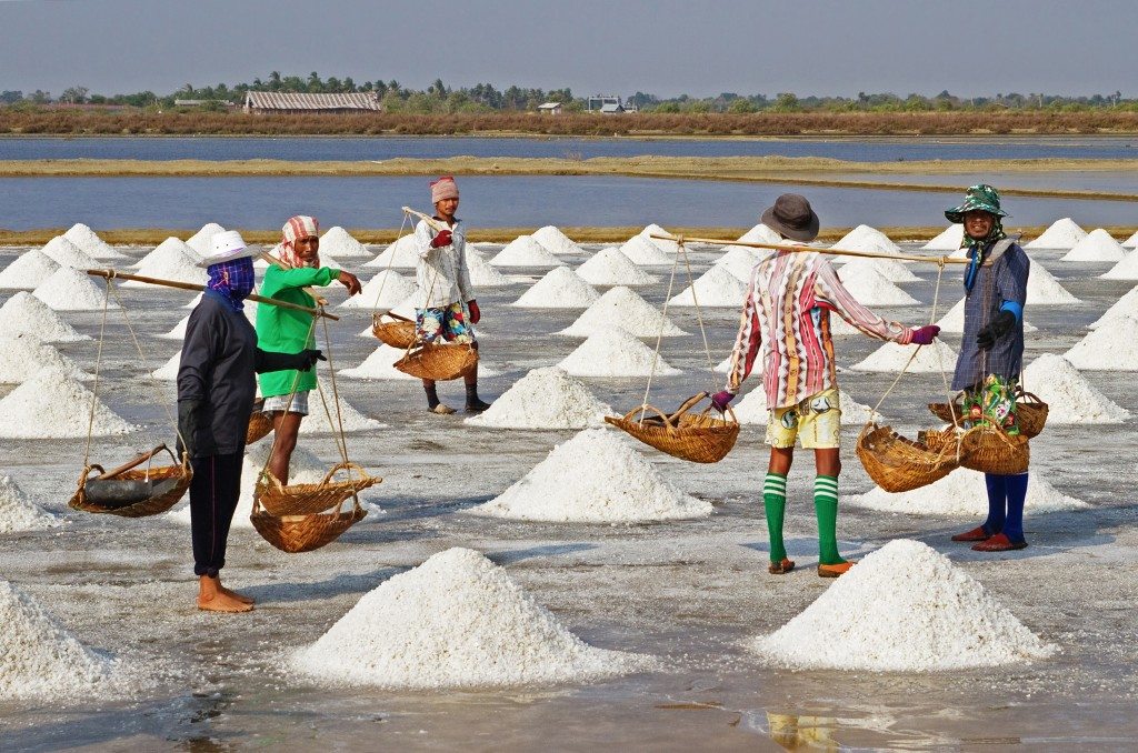 salt workers