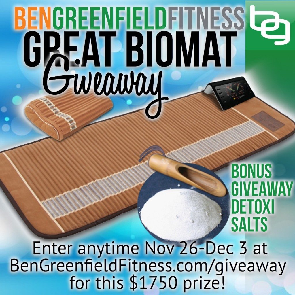 The Great BioMat Giveaway 1750 Of Bonuses Between Black Friday And