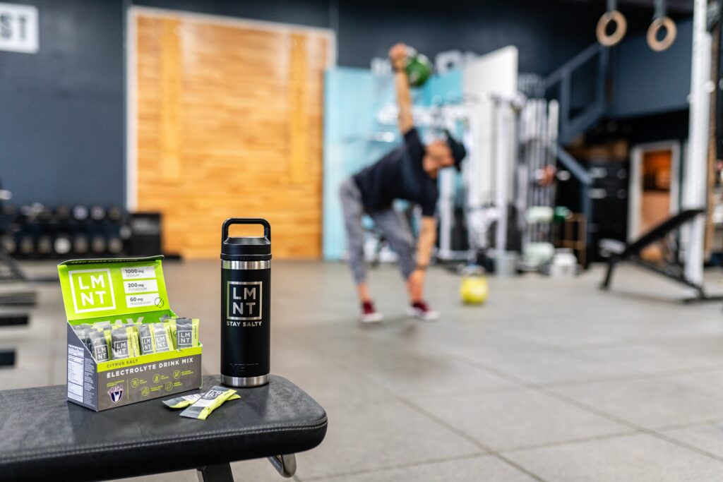 A packaging label for LMNT Electrolyte Drink Mix