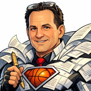 Paper Man AI Illustration